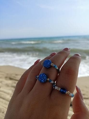 Set prstenja, posrebrena žica . Ručni rad na lalafo.rs — 3 Set prstenja, posrebrena žica . Ručni rad — 3