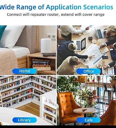 Wi‑Fi 6 repetitor/ekstender sa 6 antena – Ourlife, u crnoj i beloj na lalafo.rs — 8 Wi‑Fi 6 repetitor/ekstender sa 6 antena – Ourlife, u crnoj i beloj — 8