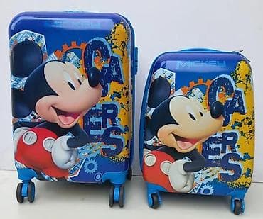 Backpacks, bags and suitcases: Dečiji set kofera – Mickey Mouse dizajn - Set od 2 kofera: veći i at lalafo.rs — 3 Backpacks, bags and suitcases: Dečiji set kofera – Mickey Mouse dizajn - Set od 2 kofera: veći i — 3