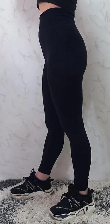 Leggings, Bike shorts: Ženske sportske helanke – crne - Visoki struk sa širokim elastičnim at lalafo.rs — 8 Leggings, Bike shorts: Ženske sportske helanke – crne - Visoki struk sa širokim elastičnim — 8