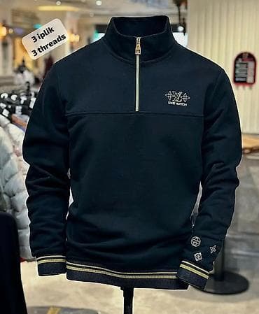 Muški duksevi sa polu-rajsferšlusom (half-zip) - Model: pulover/duks na lalafo.rs — 2 Muški duksevi sa polu-rajsferšlusom (half-zip) - Model: pulover/duks — 2