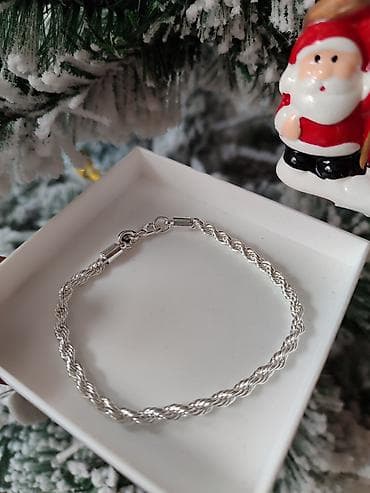 Srebrna narukvica ZIG 925 - Materijal: srebro sa žigom 925 - na lalafo.rs — 5 Srebrna narukvica ZIG 925 - Materijal: srebro sa žigom 925 - — 5