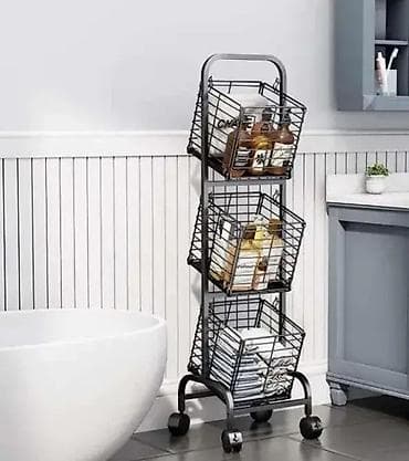 🛒 Multifunkcionalna polica sa kolicima - Tri korpe Savršen na lalafo.rs — 1 🛒 Multifunkcionalna polica sa kolicima - Tri korpe Savršen — 1