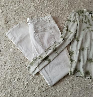 Set lot pantalone i streč majica Janina bele pantalone kvalitetnog na lalafo.rs — 5 Set lot pantalone i streč majica Janina bele pantalone kvalitetnog — 5
