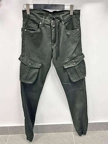 Muške cargo pantalone – više boja - Kroj: jogger/cargo, sužene na lalafo.rs — 1 Muške cargo pantalone – više boja - Kroj: jogger/cargo, sužene — 1