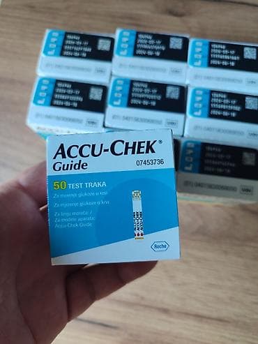 Accu-Chek Guide trakice za merenje secera. Tri kutije na raspolaganju na lalafo.rs Accu-Chek Guide trakice za merenje secera. Tri kutije na raspolaganju