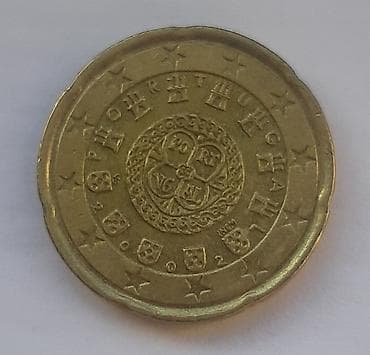 Portugalski kovan novac 20 eurocenti – godina 2002 - Nominala: 20 na lalafo.rs Portugalski kovan novac 20 eurocenti – godina 2002 - Nominala: 20