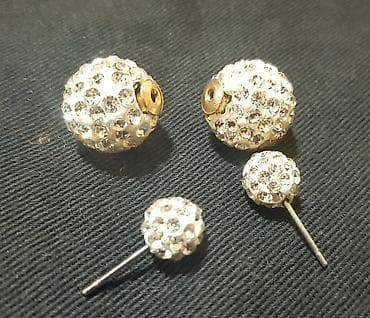 Minđuše kuglice sa cirkonima Mindjuse sa cirkonima precnik 1,4 cm at lalafo.rs — 7 Minđuše kuglice sa cirkonima Mindjuse sa cirkonima precnik 1,4 cm — 7