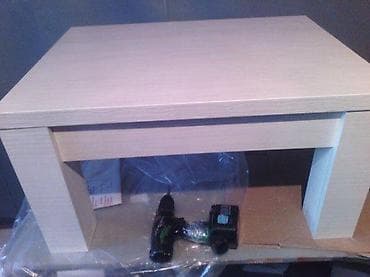 Desks and tables: Klub Sto 16 🛠️ Materijal: Izrađen od Univera debljine 18mm u Bela at lalafo.rs — 3 Desks and tables: Klub Sto 16 🛠️ Materijal: Izrađen od Univera debljine 18mm u Bela — 3