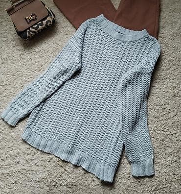 H&M svetlo plavi dugački džemper u velicini M/L. oversized at lalafo.rs — 3 H&M svetlo plavi dugački džemper u velicini M/L. oversized — 3