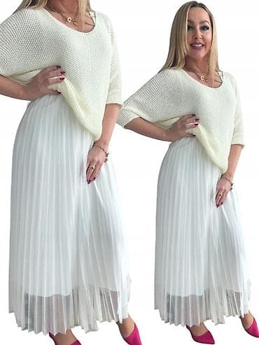 🔥Plisirana midi haljina od tila – ženska - Elegantna plisirana suknja na lalafo.rs — 7 🔥Plisirana midi haljina od tila – ženska - Elegantna plisirana suknja — 7