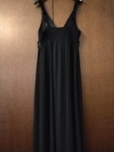 Duga crna večernja haljina - Kroj: maxi dužina, visoko strukirana at lalafo.rs — 1 Duga crna večernja haljina - Kroj: maxi dužina, visoko strukirana — 1