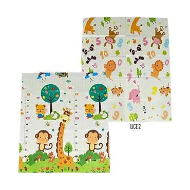 Dvostrani dečji podni tepih/podloga za igru - Materijal: mekani na lalafo.rs Dvostrani dečji podni tepih/podloga za igru - Materijal: mekani