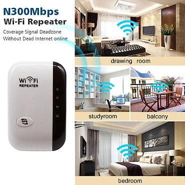 Electronics: Pojačivač wifi signala 300 mbps, extender najnovije generacije, za at lalafo.rs — 6 Electronics: Pojačivač wifi signala 300 mbps, extender najnovije generacije, za — 6