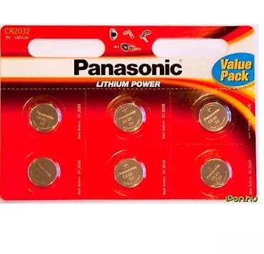 Panasonic CR2032 Lithium Power – paket od 6 komada - Tip baterije na lalafo.rs Panasonic CR2032 Lithium Power – paket od 6 komada - Tip baterije