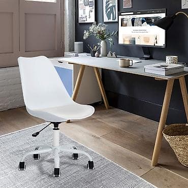 Office Furniture: Radna stolica na točkićima – bela - Moderan minimalistički dizajn sa at lalafo.rs — 9 Office Furniture: Radna stolica na točkićima – bela - Moderan minimalistički dizajn sa — 9