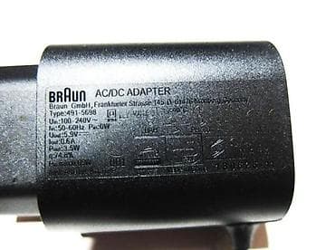 cepaci za drva: Braun AC/DC adapter za brijače i trimer-e - Originalni Braun na lalafo.rs — 2 cepaci za drva: Braun AC/DC adapter za brijače i trimer-e - Originalni Braun — 2