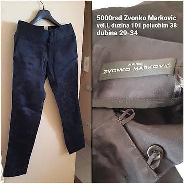 Zvonko Marković – elegantne crne pantalone - Model: Aries, potpis na lalafo.rs — 1 Zvonko Marković – elegantne crne pantalone - Model: Aries, potpis — 1