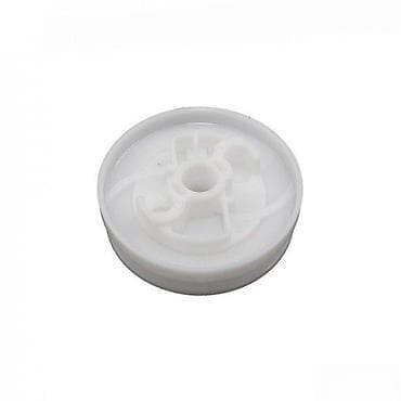 Sewing Machine Parts: Ovaj beli plastični točak remenice je okruglog oblika sa centralnom at lalafo.rs — 1 Sewing Machine Parts: Ovaj beli plastični točak remenice je okruglog oblika sa centralnom — 1