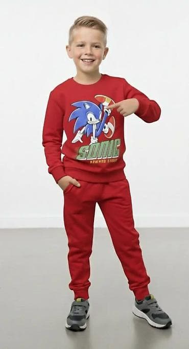 Dečiji komplet trenerke sa likom Sonic the Hedgehog - Dvod elni set at lalafo.rs — 2 Dečiji komplet trenerke sa likom Sonic the Hedgehog - Dvod elni set — 2