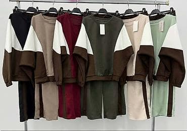 Dvončani ženski komplet – duks i široke pantalone - Kroj: opušten na lalafo.rs — 8 Dvončani ženski komplet – duks i široke pantalone - Kroj: opušten — 8