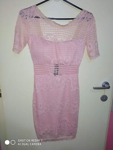 Prelepa roze haljina vl M /38 nošena svega 3 puta elegantna i na lalafo.rs — 4 Prelepa roze haljina vl M /38 nošena svega 3 puta elegantna i — 4