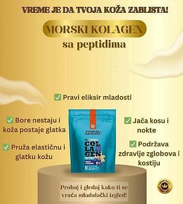 Kolagen Peptidi – Zategnuta koža, jača kosa i nokti Kolagen peptidi na lalafo.rs — 3 Kolagen Peptidi – Zategnuta koža, jača kosa i nokti Kolagen peptidi — 3