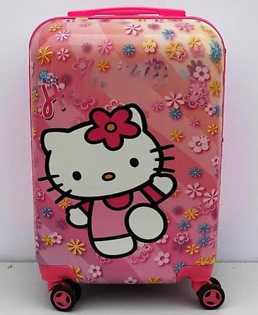Travel suitcases and bags: Dečiji kofer na točkiće – motiv Hello Kitty - Tvrda školjka sa at lalafo.rs — 1 Travel suitcases and bags: Dečiji kofer na točkiće – motiv Hello Kitty - Tvrda školjka sa — 1