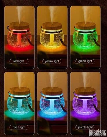 Prečišćivači vazduha: Tegla LED difuzer i prečišćivač vazduha 🌿 Aromaterapija i opuštanje na lalafo.rs — 3 Prečišćivači vazduha: Tegla LED difuzer i prečišćivač vazduha 🌿 Aromaterapija i opuštanje — 3