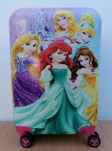 za svaki dan: Dečiji kofer sa motivom Disney princeza - Tvrda školjka sa sjajnim at lalafo.rs — 4 za svaki dan: Dečiji kofer sa motivom Disney princeza - Tvrda školjka sa sjajnim — 4