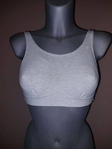 Women's T-shirts and tops: SPORTSKI GRUDNJAK CHAMPION Svetlo sivi, pamučni top grudnjak. Bretele at lalafo.rs — 1 Women's T-shirts and tops: SPORTSKI GRUDNJAK CHAMPION Svetlo sivi, pamučni top grudnjak. Bretele — 1