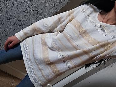 Personal Items: Dzemper tunika C&A, belo nude oker, S/M at lalafo.rs — 3 Personal Items: Dzemper tunika C&A, belo nude oker, S/M — 3