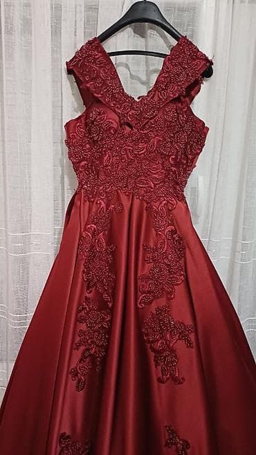 Luksuzna bordo svečana haljina / venčanica (Kao nova!) Prodajem na lalafo.rs — 9 Luksuzna bordo svečana haljina / venčanica (Kao nova!) Prodajem — 9