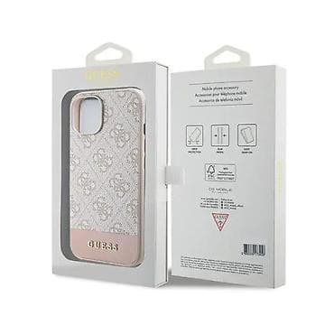 Maska Guess Hc PC/TPU 4G Bottom Stripe za iPhone 15 6.1 roze na lalafo.rs Maska Guess Hc PC/TPU 4G Bottom Stripe za iPhone 15 6.1 roze