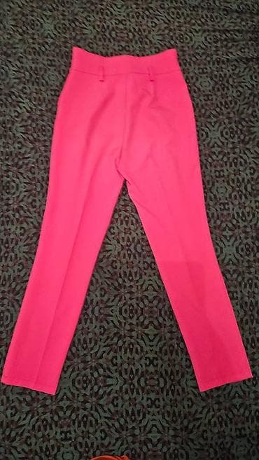Roze pantalone visokog struka. Kopčaju se bočno. Bez mane na lalafo.rs — 5 Roze pantalone visokog struka. Kopčaju se bočno. Bez mane — 5