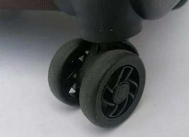 kofer torba: Veliki kofer na točkiće – tekstilni, braon - Dimenzije: približno at lalafo.rs — 9 kofer torba: Veliki kofer na točkiće – tekstilni, braon - Dimenzije: približno — 9