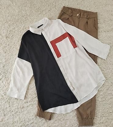 MOHITO trobojna kosulja odgovara za S M L Uni oversized _______ na lalafo.rs — 4 MOHITO trobojna kosulja odgovara za S M L Uni oversized _______ — 4