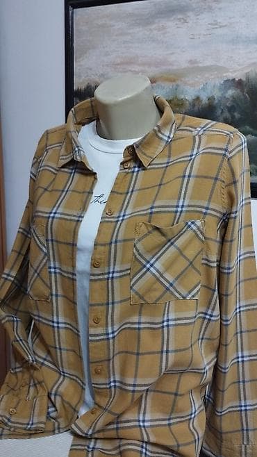 Karirana Divided košulja u oker boji. Topla i meka. Pogledajte i na lalafo.rs — 4 Karirana Divided košulja u oker boji. Topla i meka. Pogledajte i — 4