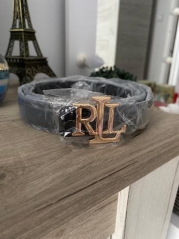 Ženski kaiš sa metalnom kopčom „Raplh Lauren” - Boja kaiša: crna - na lalafo.rs — 1 Ženski kaiš sa metalnom kopčom „Raplh Lauren” - Boja kaiša: crna - — 1