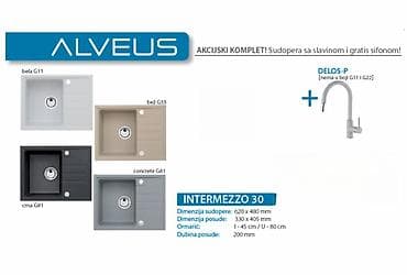 Set sudopera sa slavinom i sifonom INTERMEZZO DELOSP Dimenzija: � / na lalafo.rs — 1 Set sudopera sa slavinom i sifonom INTERMEZZO DELOSP Dimenzija: � / — 1