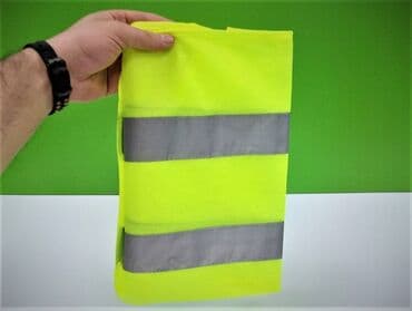 FLUORESCENTNI SIGNALNI PRSLUK sa reflektujućim trakama-Novo PULSAR – na lalafo.rs FLUORESCENTNI SIGNALNI PRSLUK sa reflektujućim trakama-Novo PULSAR –