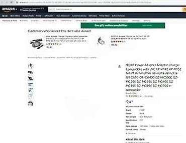 JVC AC adapter punjač za kamkordere - Originalni JVC mrežni adapter - na lalafo.rs JVC AC adapter punjač za kamkordere - Originalni JVC mrežni adapter -