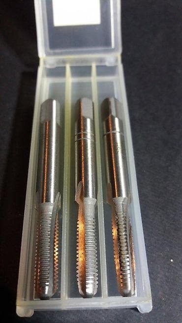 Tool Accessories & Attachments: Set metrica za narezivanje navoja – EURO TOOLS HSS, DIN352 - Tip at lalafo.rs — 2 Tool Accessories & Attachments: Set metrica za narezivanje navoja – EURO TOOLS HSS, DIN352 - Tip — 2