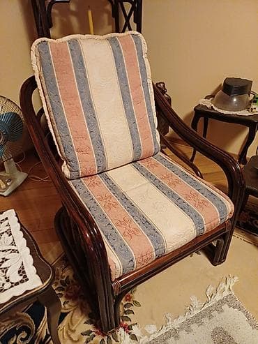 Stilske garniture: Ratan garnitura za dnevni boravak – sofa + 2 fotelje + klub sto - na lalafo.rs — 2 Stilske garniture: Ratan garnitura za dnevni boravak – sofa + 2 fotelje + klub sto - — 2