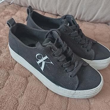 Calvin Klein Jeans patike – ženske platnene platforme - Model: CK na lalafo.rs — 3 Calvin Klein Jeans patike – ženske platnene platforme - Model: CK — 3