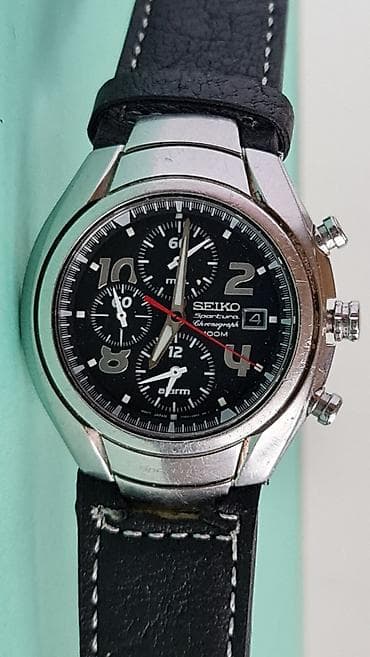 eko koza sa: Seiko Sportura Chronograph 100M – muški ručni sat - Model: Seiko na lalafo.rs — 2 eko koza sa: Seiko Sportura Chronograph 100M – muški ručni sat - Model: Seiko — 2