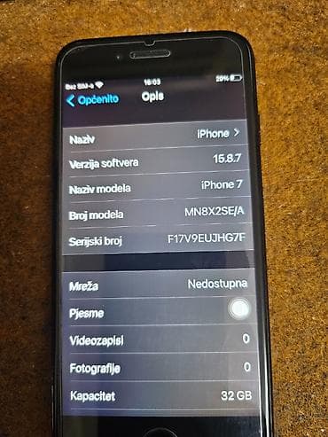 Mobile Phones & Accessories: Apple iPhone 7, 32 GB, crna boja (Black)Telefon je potpuno ispravan at lalafo.rs — 8 Mobile Phones & Accessories: Apple iPhone 7, 32 GB, crna boja (Black)Telefon je potpuno ispravan — 8