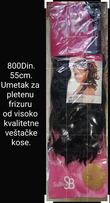 Umetak za pletenu frizuru – SuBlime SB (by Golden Collection) - na lalafo.rs Umetak za pletenu frizuru – SuBlime SB (by Golden Collection) -