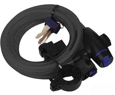 Sigurnosna sajla za bicikl sa bravom na ključ - Čelična pletena sajla at lalafo.rs Sigurnosna sajla za bicikl sa bravom na ključ - Čelična pletena sajla