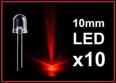 LED diode 10 mm – paket 10 komada - Tip: okrugla through‑hole LED (2 at lalafo.rs — 4 LED diode 10 mm – paket 10 komada - Tip: okrugla through‑hole LED (2 — 4